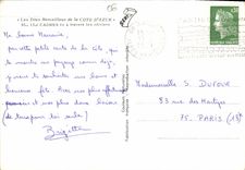 CPM Les Sites Merveilleux de la Cote d'Azur Cagnes vu a travers les oliviers 