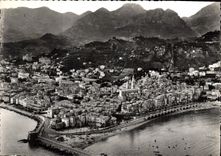 CPM Menton Alpes Maritimes Panorama aerien de la ville 