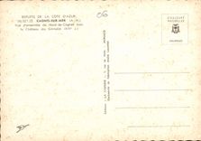 CPM Reflets de la Cote d'Azur Cagnes sur Mer A M Vue d'ensemble du Haut de Cagnes ovec le Chateau de