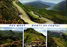 CPM Le Puy Mary Monts du Cantal Le Puy Mary Le Puy Griou Cirque de Mandailles Le col d'Eglac 