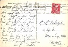 CPM Paris Champs Ekysees Avenue 