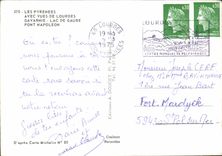 CPA Les Pyrenees Avec vues de Lourdes Gavarnie Lac de Gaube pont Napoleon 