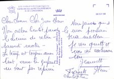 CPM Les Vosges pittoresque vallee des lacs de Retournemer et de Longemer 
