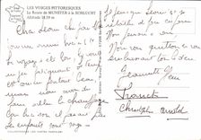 CPM Les Vosges pittoresque la route de Munster a la Schlucht