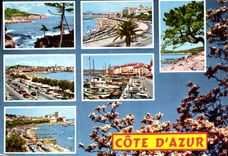 CPM Roches rouges de l'Esterel St Raphael les Issambres Frejus Plage St Tropez Sainte Maxime 