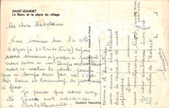 CPM Saint Jeannet Le Baou et la place du village 