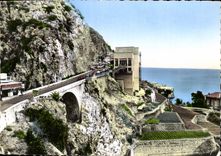 CPM Menton le Pont St Louis le Poste de Douane Italienne 