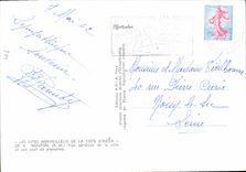 CPM Les Sites Merveilleux de la Cote d'Azur Menton A M vue generale de la ville et son port de plais