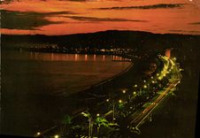 CPM Cannes Coucher de Soleil sur l'Esterel 