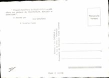 CPM Chapelle Saint Pierre de Villefranche sur Mer offerte aux pecheurs de Villefranch Beaulieu et Sa