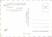 CPM Chapelle Saint Pierre de Villefranche sur Mer offerte aux pecheurs de Villefranch Beaulieu et Sa