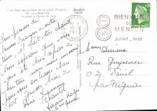 CPM Les Sites Merveilles de la Cote d'Azur Menton la Plage a l'heure du bain 