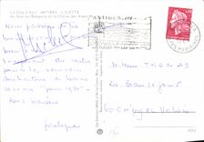 CPM La Cote d'Azur Antibes l'Ilette au fond les Remparts et la Chaine des Alpes 