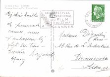 CPM La Cote d'Azur Cannes Parterre fleuri au Port Pierre Canto 