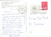 CPM Couleurs et lumiere de France Gorges du Loup Alpes Maritimes Cascade de Cournies dans un magnifi