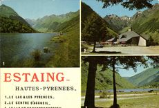 CPM Collection d'Art Pyreneen Les Pyrenees Lac d'Estaing le lac et le Centre d'accueil 