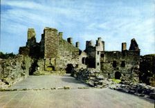 CPM Dirleton Castle The ruined Hall the Close and the Ruthven Lodging 