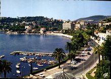 CPM Cote d'Azu Beaulieu sur Mer le point le plus chaud de la Cote la Baie des fourmis le Casino et l