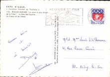 CPM Cote d'Azu Beaulieu sur Mer le point le plus chaud de la Cote la Baie des fourmis le Casino et l