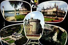 CPM Rambouillet S et O au Chateau residence d'ete du President de la Republique le debarcadere de l'