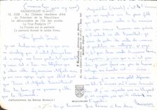 CPM Rambouillet S et O au Chateau residence d'ete du President de la Republique le debarcadere de l'