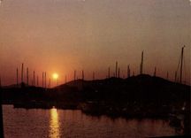 CPM La Cote d'Azur Coucher de soleil 