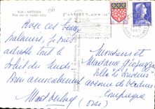 CPM Antibes Vuesur la vieille ville 