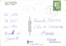 CPM Clu Mediterranee Village Les Boucaniers Martinique Antilles 