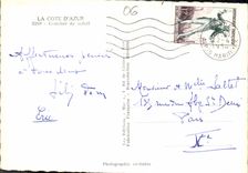 CPM La Cote d'Azur Coucher de soleil 