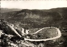 CPM Gourdon A M les Lacets de la Route 