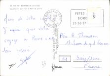 CPM Bordeaux Gironde Coucher de soleil et le pont de pierre 