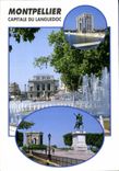 CPM Montpellier Herault L'Hotel de Region Place de la Comedie le Peyrou 