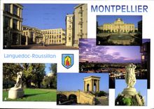 CPM Couleurs et lumiere de France Montpellier Herault les echelles de la ville la Prefecture port Ju