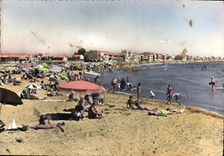 CPM Palavas les Flots Herault Plage Rive Gauche Chalet 