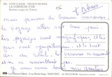 CPM Cote d'Azur la Corniche d'Or Rochers rouges de l'Esterel 