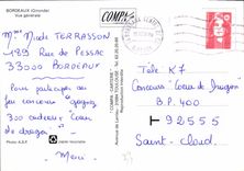 CPM Bordeaux Gironde Vue generale 