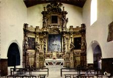 CPM Pezenas Herault Ville d'Art Eglise Ste Ursule Retable en bois dore 