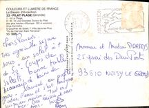 CPM Couleurs ey lumiere de France Le Bassin d'Arcachon Pilat Plage Gironde la plage les grandes dune