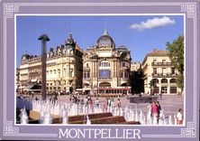 CPM Montpellier Place de la Comedie 