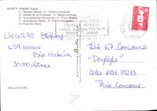 CPM Nimes Gard maison carree arenes romaines jardin de la fontaine bains romains vue aerienne des ar