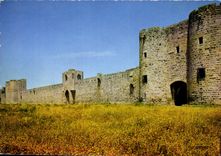 CPM Aigues Mortes Gard Cite Medievale les temparts cote sud Porte des Gallons Porte des Moulins Port