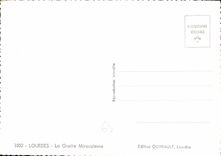 CPM Lourdes La Grotte Miraculeuse 