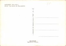 CPM Lourdes Htes Pyr La Grotte de Massabielle 