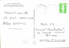 CPM Vallee d'Aure les bords du lac d'Oredon Vue sur le barrage de Cap de Long 