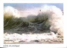 CPM Cote Atlantique Effet de Vagues 
