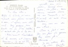 CPM Bordeaux Gironde les Colonnes rostrales surmontee des statues du Commerce et de la Navigation 