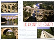 CPM Le Pont du Gard Chef d'oeuvre de l'antiquite romaine 