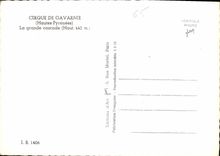 CPM Cirque De Gavarnie Hautes Pyrenees La grande cascade 