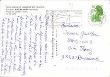 CPM Arcachon Gironde Place et Jetee Thiers 