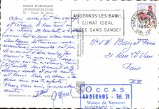 CPM Bassin d'Arcachon Andernos les Bains Plage du Betey 